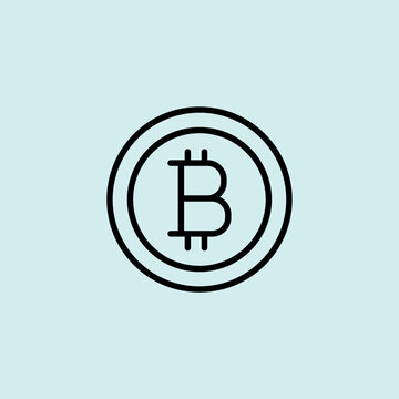Bitcoin Cryptocurrency Financial Icon