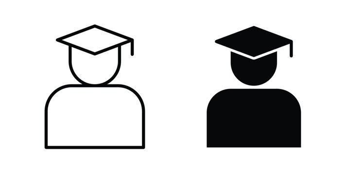 Graduate student icon