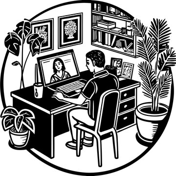 man in the office