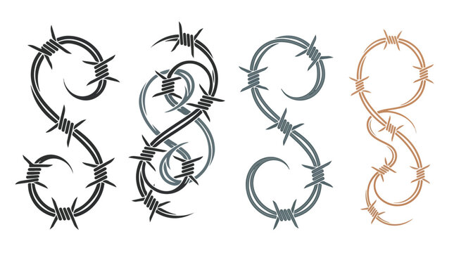 Set of four different circular arrow icons representing refresh, reload, update, and synchronization concepts