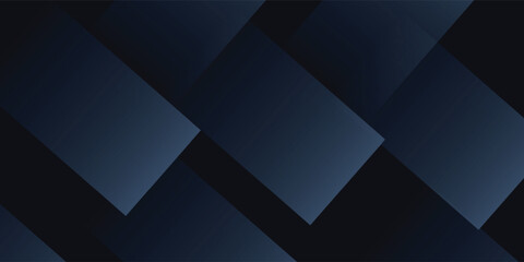 Obraz premium Modern black dark blue white abstract background. Minimal. Color gradient. Web banner. Geometric shape. 3d effect. Lines stripes triangles. Design. Futuristic. Metal metallic effect. Luxury. Premium.