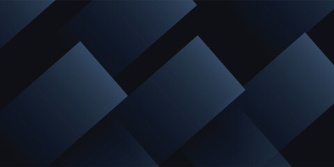 Obraz premium Modern black dark blue white abstract background. Minimal. Color gradient. Web banner. Geometric shape. 3d effect. Lines stripes triangles. Design. Futuristic. Metal metallic effect. Luxury. Premium.