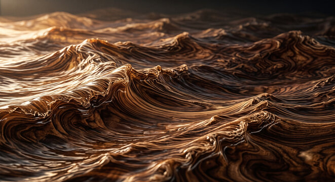 Wood Grain Waves