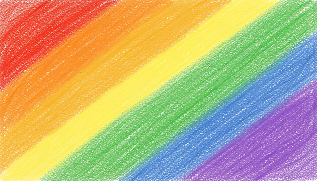Bright multicolored stripes backdrop with pencil stroke texture