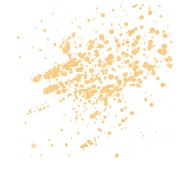 Creative Golden Paint Splatter Background Design