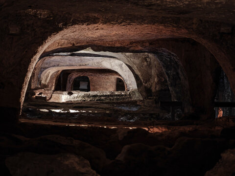 Catacombs of St. Paul, 3rd to 8th centuries AD, Rbat (Mdina), Republic of Malta, Europe