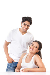 Fototapeta premium Portrait Of Couple Smiling
