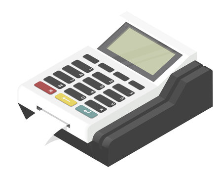 Cashier registrer png illustration, transparent background