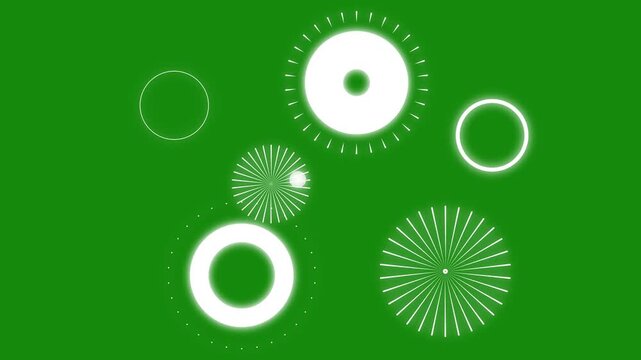 Circle bursting fireworks line blast animation motion graphics, firework circle burst with shimmering glowing lines seamless loop, shiny circle burst and firework animation. 4k