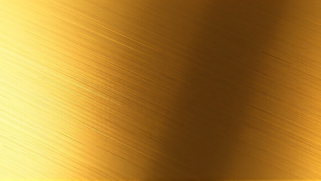 Brushed brass sheet texture with diagonal grain and dark premium