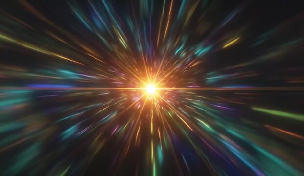 Radiant Lens Flare Halo Light Burst