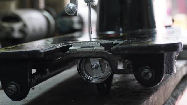 Vintage Turntable Mechanism with Vinyl Record Needle Arm