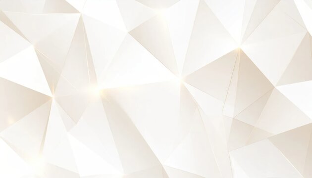 Geometric white triangle pattern with subtle light leaks.