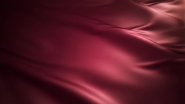 Deep Burgundy Luxury Gradient Fabric Background with Soft Glow - A luxurious, deep burgundy fabric with subtle wrinkles and folds, illuminated by a soft, warm glow.
