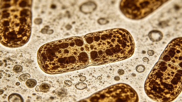 Original transmission electron microscopy (TEM) micrograph of vaccinia virus (genus *Orthopoxvirus*), showing the typical brick-shaped morphology of the viral particles.