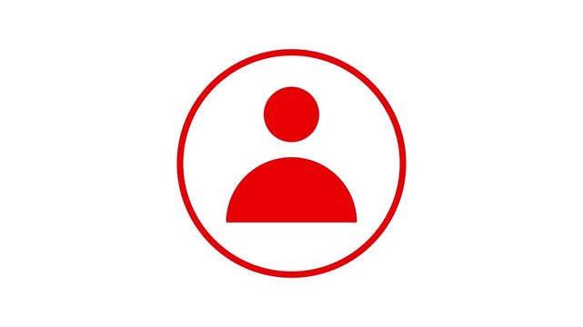 people icon on black background.Communication man profile icon. man calling icon.