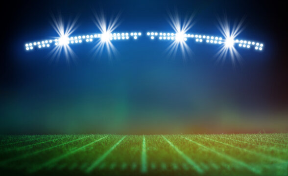 american football stadium 3d	
