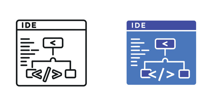 Integrated development environment ide set for software programming and coding application interface