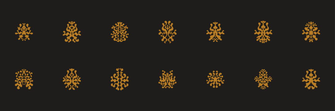 Rorschach Morphism Fluid Shapes