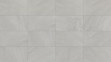 Fototapeta premium Light gray stone tile texture background ceramic porcelain marble pattern floor wall architecture interior exterior building material surface