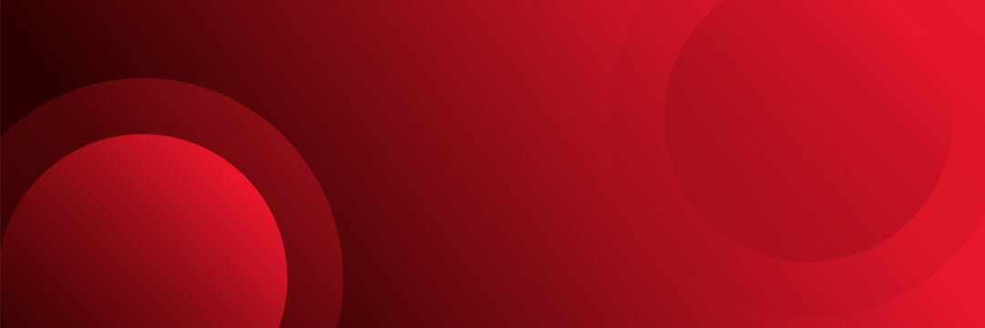Abstract red background with circles.  Applicable for gift card  Poster on wall poster template  Vector ilustration