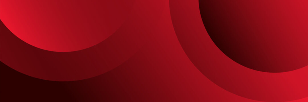 Abstract red background with circles.  Applicable for gift card  Poster on wall poster template  Vector ilustration