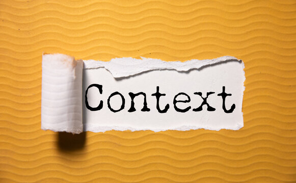 Concept of context. Business Social Conceptual Context.