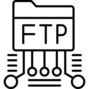 FTP Icon Vector Element