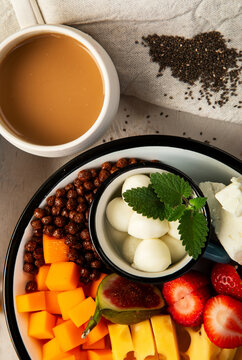 Delicious breakfast buffet.