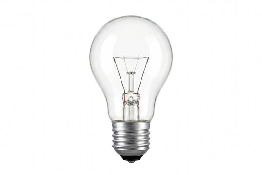Clear Incandescent Light Bulb with Visible Filament