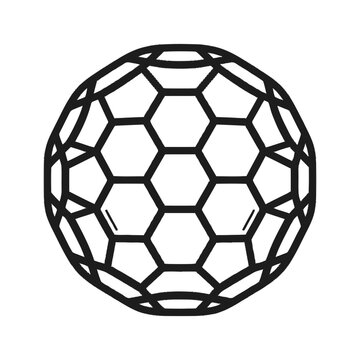 Buckminsterfullerene molecule, C60 fullerene, Buckyball, Nanotechnology, Carbon allotrope