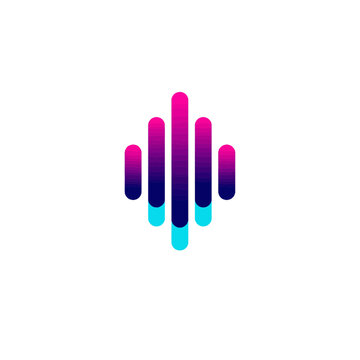 Audio Equalizer Bar Graphic