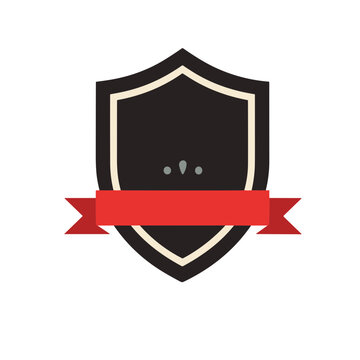 Black Shield Label
