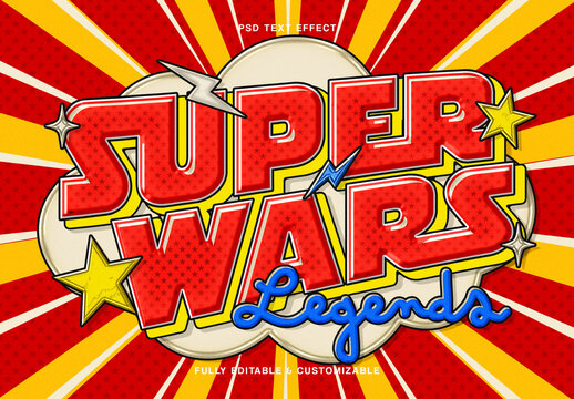 Retro Pop Art Text Effect