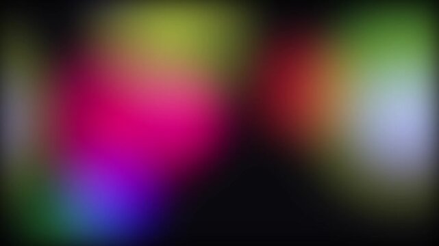 Abstract organic gradient blob animation seamless loop