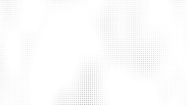 Animated abstract technology dark background random dots and grid, abstract dot pattern background texture. halftone dot background moving seamless loop 4K