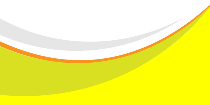 Modern yellow curve wavy line background, future digital technology innovation and creative concept
