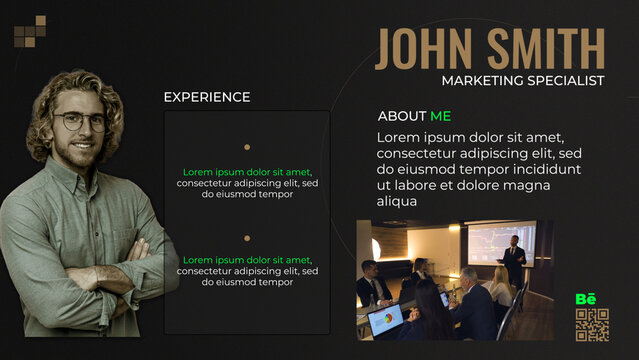Clean Modern Interface Presentation