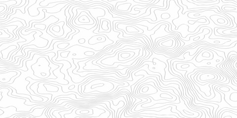 white topography map geography relief diagram texture design. Topography white background and black line world map texture design. Lines Topographic contour lines grid map seamless pattern. © MDFAIMIDULISLAM