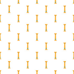 Obraz premium Ancient egyptian papyrus columns forming a decorative repeating seamless pattern on white background