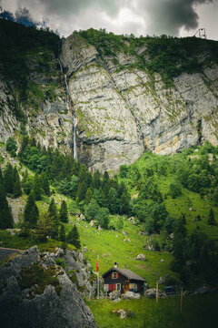 view of the mountain village