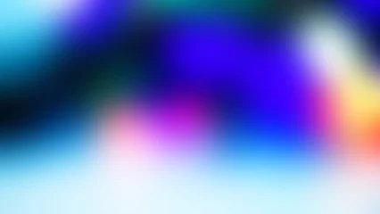 Abstract blurred gradient background with colorful blue, pink, turquoise, red, yellow spots and light streak, web banner © APHOTOSTUDIO