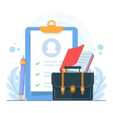 Recruitment and HR illustration showing employee hiring, candidate screening, interview process, staffing solutions, recruitment consultants, workforce management, and professional talent acquisition
