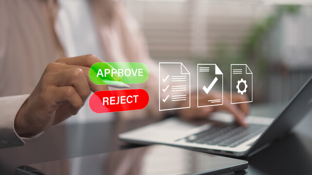Document Approval Workflow for Enterprise Compliance, Digital Review, and Business Process Automation with Approval and Rejection Decision Buttons, Checklist Management, and Contract Verification