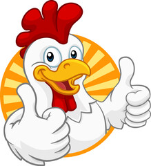 Chicken Cartoon Rooster Cockerel Character © Christos Georghiou