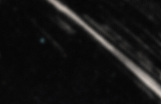 Mysterious light streak in dark cosmic void