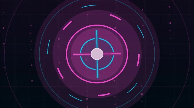 Rotating Temporal Portal Future Time Concept