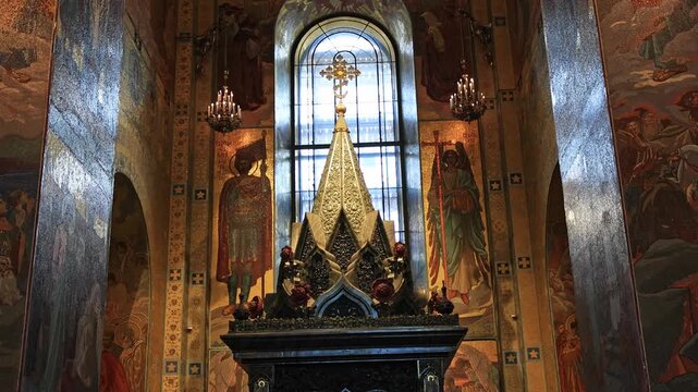 Church of the Resurrection of Christ on Spilled Blood (Savior on Spilled Blood), St. Petersburg, Russian Federation. June 10, 2026. 