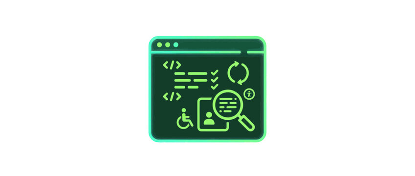 Web Accessibility Icon: Coding for Inclusive Design and Digital Inclusion