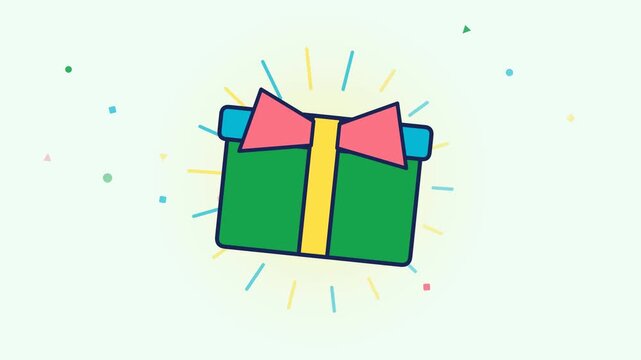 Colorful Text Free Flash Sale gift pop Motion Graphic Loop